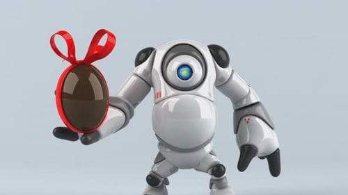 Großer Roboter - 3D-Animation