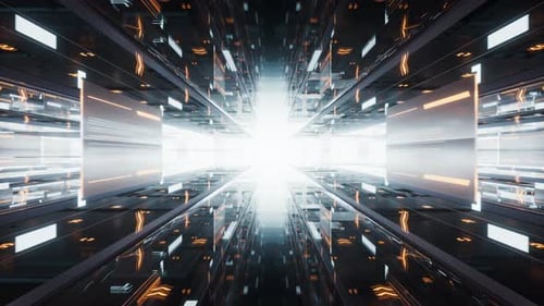Digital cyberspace tunnel