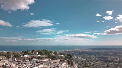 Lapso de tiempo en Mijas Pueblo, Andalucía, España