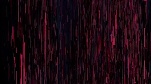 Abstract Glitch Vertical Lines Data Stream Background