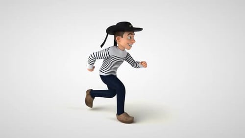 Fun breton character animation
