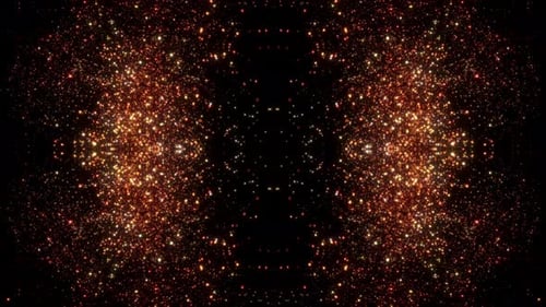 Sparkling Golden Particles Festive Celebration Background Animation