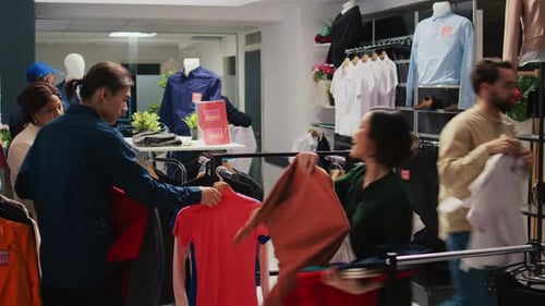 Store Employees Trying to Stop Clients