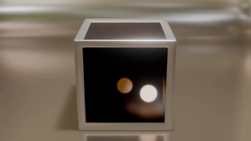 3D Loop Portal Cube Animation