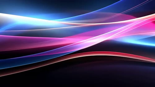 Abstract vibrant flowing lines