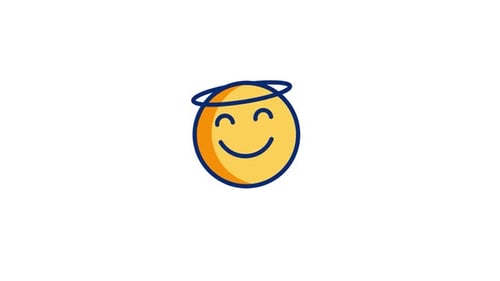 Animiertes Engel-Symbol