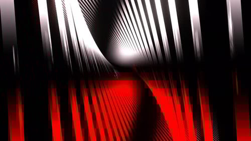 Red And White Abstract Moving Lines Background Vj Loop In 4K