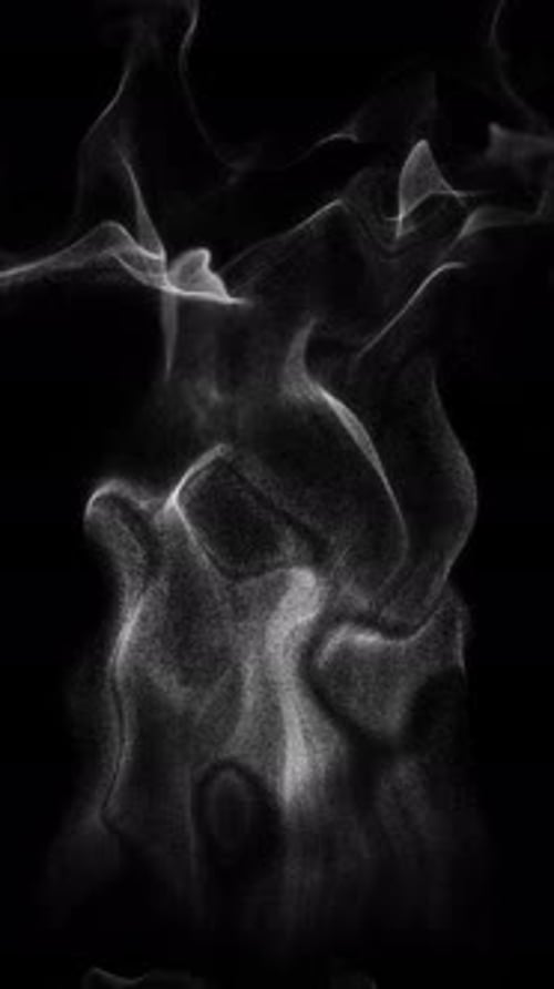 Abstrakter schwebender Smoke Wisps Seamless Loop Motion-Hintergrund