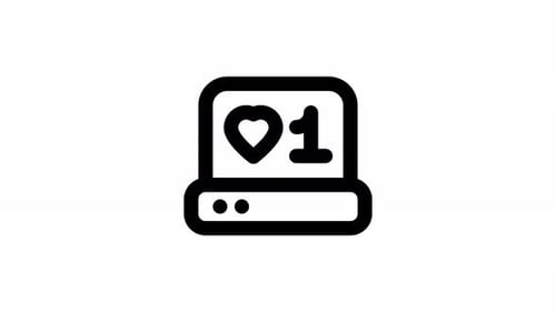 Animated Server Icon With Social Media Like Pop-Up