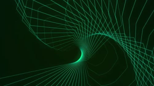 Abstract Geometric Swirl of Lines Motion Background
