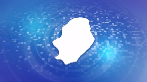 Modern Digital Map Outline Reveal Animation