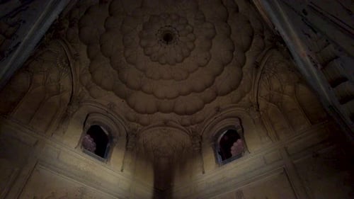 Interior inside the tomb of Safdarjung's Tomb In New Delhi, India