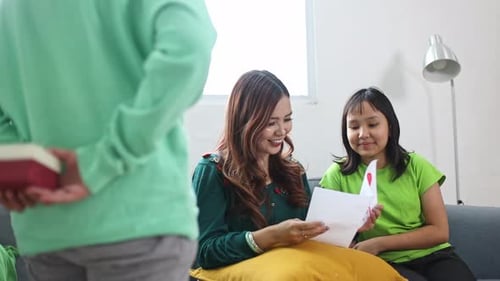 Celebrating Mother's Day With Loving Family