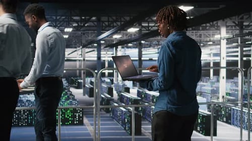 Data Center Software Developer Panicking After Receiving Critical Error