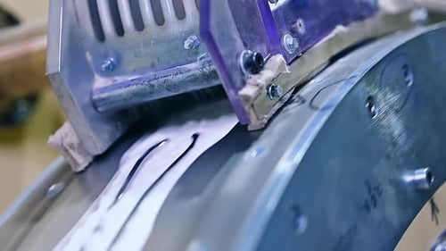 Metal Machine Cutting Shapes From Flat Material