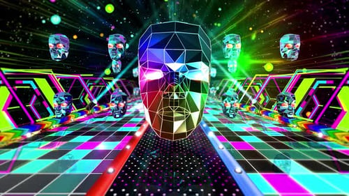 Futuristische Maske