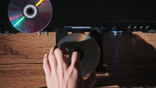 Loading Compact Disc Into The CD Player