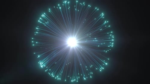 Futuristic Abstract Energy Burst Light Trails Background