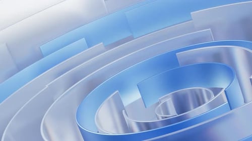 Abstract Geometric Lines Flowing Modern Background Animation