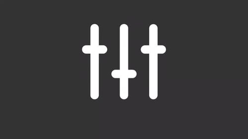 Animated Adjust White Line Ui Icon