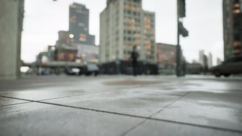 Stunning Hyper Lapse of Downtown Area