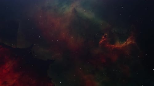 em direção à nebulosa no universo, fundo espacial.