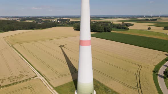 Windmill Fly Up, Technology Stock Footage ft. windmill & windpower - Envato