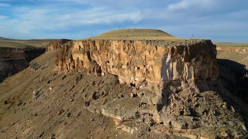 Spectacular Aerial View of a Flat Topped Mountain