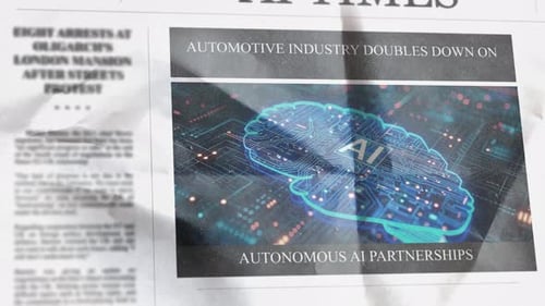 Automotive Industry Doubles Down On Autonomous Ai Partnerships Ai Newspaper Style Headlines