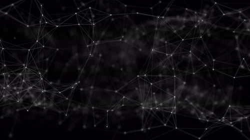 Geometric Digital Plexus Flying Through A Complex Digital Network Technology Big Data