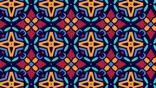 Seamless Abstract Geometric Pattern Animation Collection