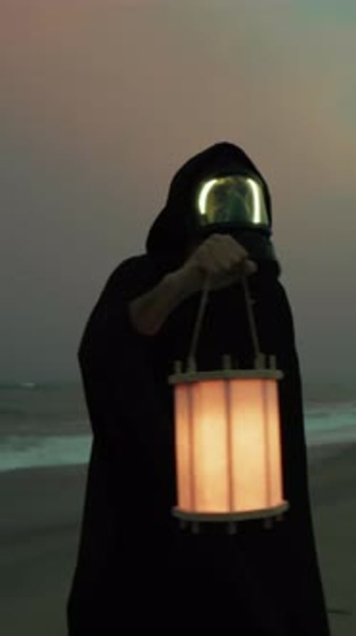 A Halloween Terror Beach A Man Searches For Evil Spirits