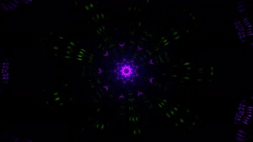 Neon Lights Pulse Vibrantly in a Rhythmic Seamless Disco VJ Loop for Endless Visuals