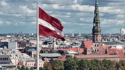 Patriotic Video Riga Aerial View
