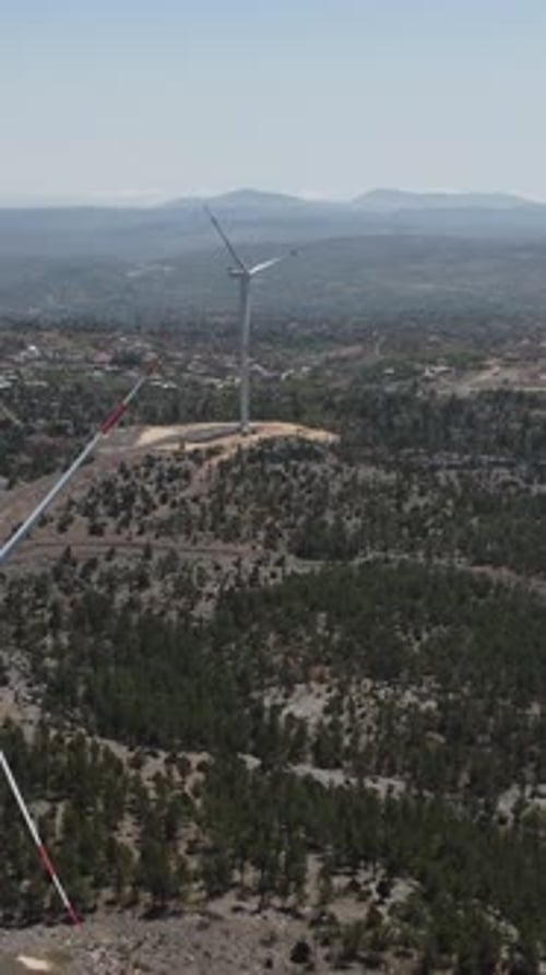 Stop Working Wind Turbine