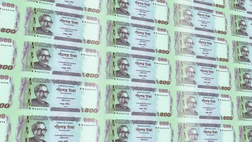 Bangladesh Taka Money BD 500 TK Note