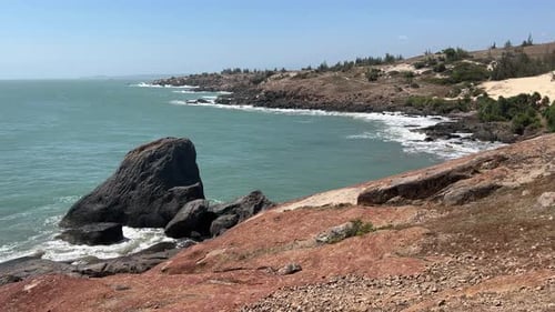 Wild Beach With Stones