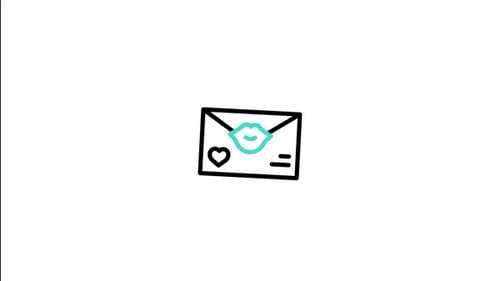 Animiertes E-Mail-Symbol