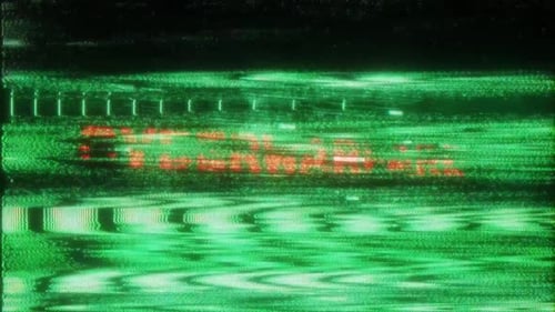 Digital Glitch Code Reveal Animation