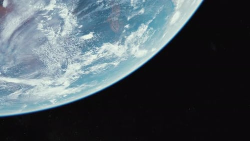 Close Up of Earth From Space