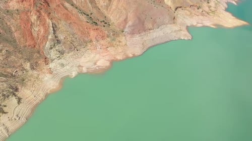 Lake Whose Water Level Has Decreased Due To Global Warming