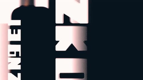 Cinematic text reveal transition effect with glowing neon light in dark background