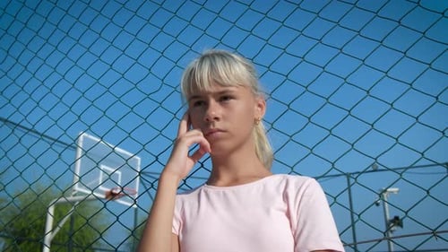 Serious Girl Thinks