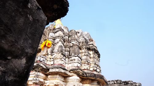 La beauté historique de l'extérieur du temple de Gori, Nagarparkar, Pakistan