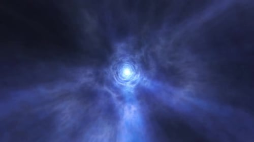 3D Animation of the Time Vortex | Travel in Hyperspace | Flying through a Vortex Tunnel in Space HD