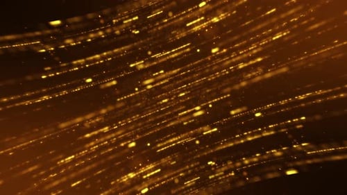 Elegant Gold Particles Background