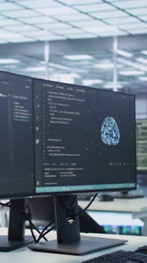 Interlinked Computers in Data Center Creating Server Network