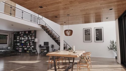 Interior of a modern villa