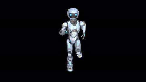 Roboter sprintet der Zukunft entgegen