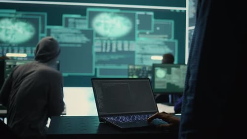 Governmental Hackers at Work Monitoring Cyber Threats in High Tech Agency